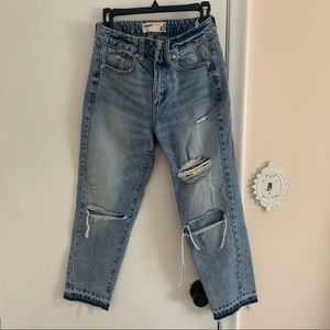 High rise mom jeans